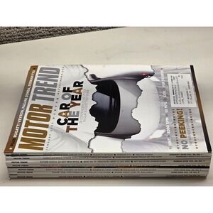 Motor Trend Magazine 2006 Lot of 7‎ Issues Vol 58 Car of the Year Camaro Concept